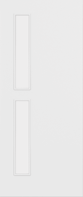 Architectural Paint Grade White 07 Frosted Glazed FD30 Fire Door Set