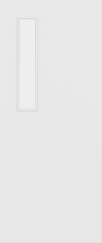 Architectural Paint Grade White 08 Clear Glazed FD30 Fire Door Set