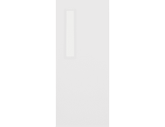 Architectural Paint Grade White 08 Frosted Glazed FD30 Fire Door Set