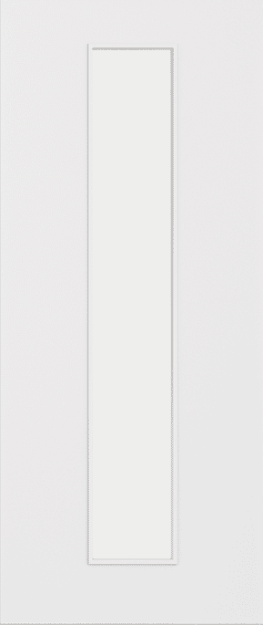 Architectural Paint Grade White 10 Clear Glazed FD30 Fire Door Set