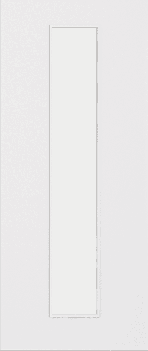 Architectural Paint Grade White 10 Clear Glazed FD30 Fire Door Set at ...