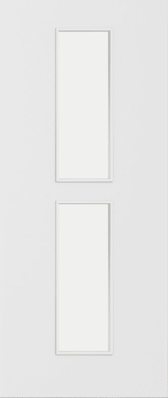 Architectural Paint Grade White 12 Frosted Glazed FD30 Fire Door Set
