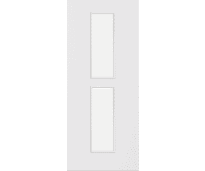 Architectural Paint Grade White 12 Clear Glazed FD30 Fire Door Set