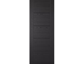 ISEO Black Laminate - Prefinished FD30 Fire Door Set
