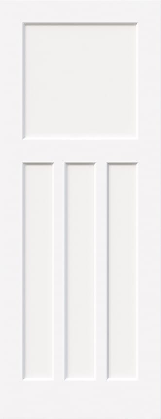 DX 30s Style White FD30 Fire Door Set