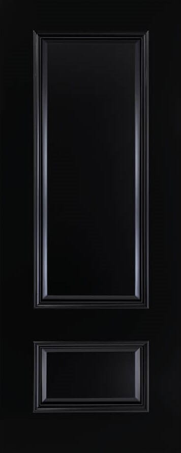 Sandringham Black Prefinished FD30 Fire Door Set