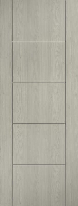 Ladder Light Grey Laminate FD30 Fire Door Set