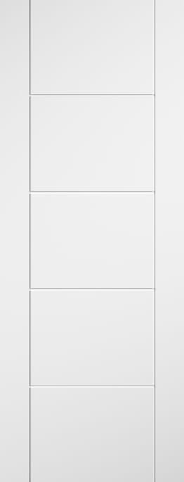 Ladder White Fire Door Set