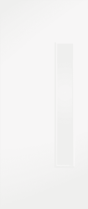 Flush White 18G Clear Glazed Fire Door Set by LPD