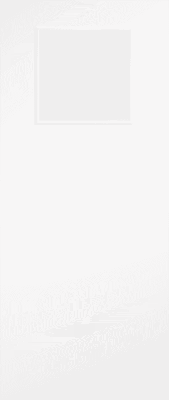 Flush White 1G Clear Glazed FD30 Fire Door Set