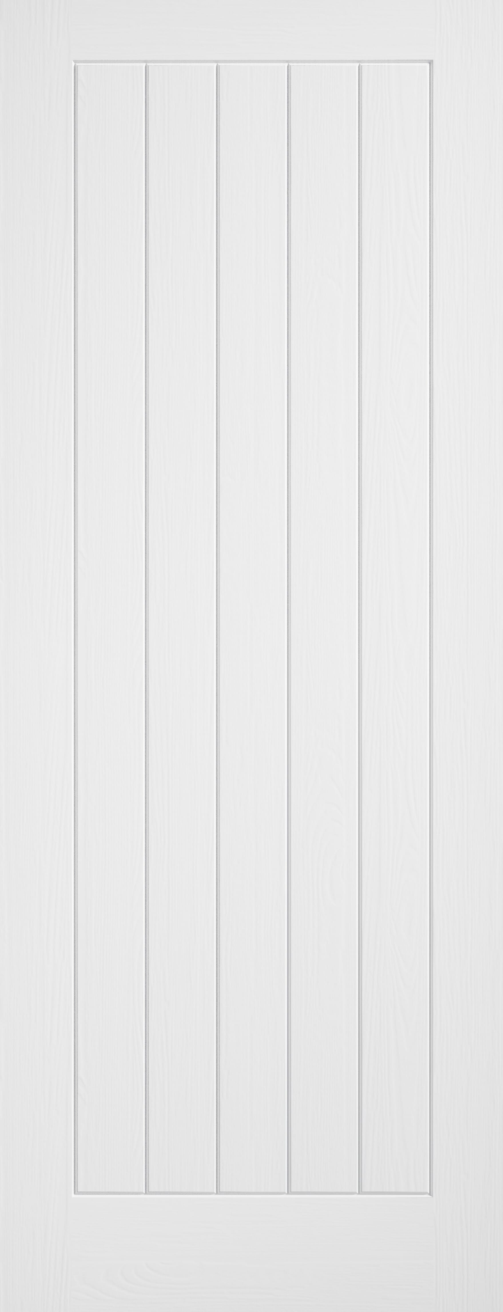 Mexicano Textured White Moulded FD30 Fire Door Set