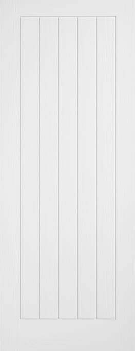 Mexicano Textured White Moulded FD30 Fire Door Set