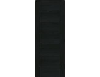 Palermo - Black Prefinished FD30S PAS24 Door Set