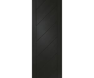 Monza - Black Prefinished FD30S PAS24 Door Set