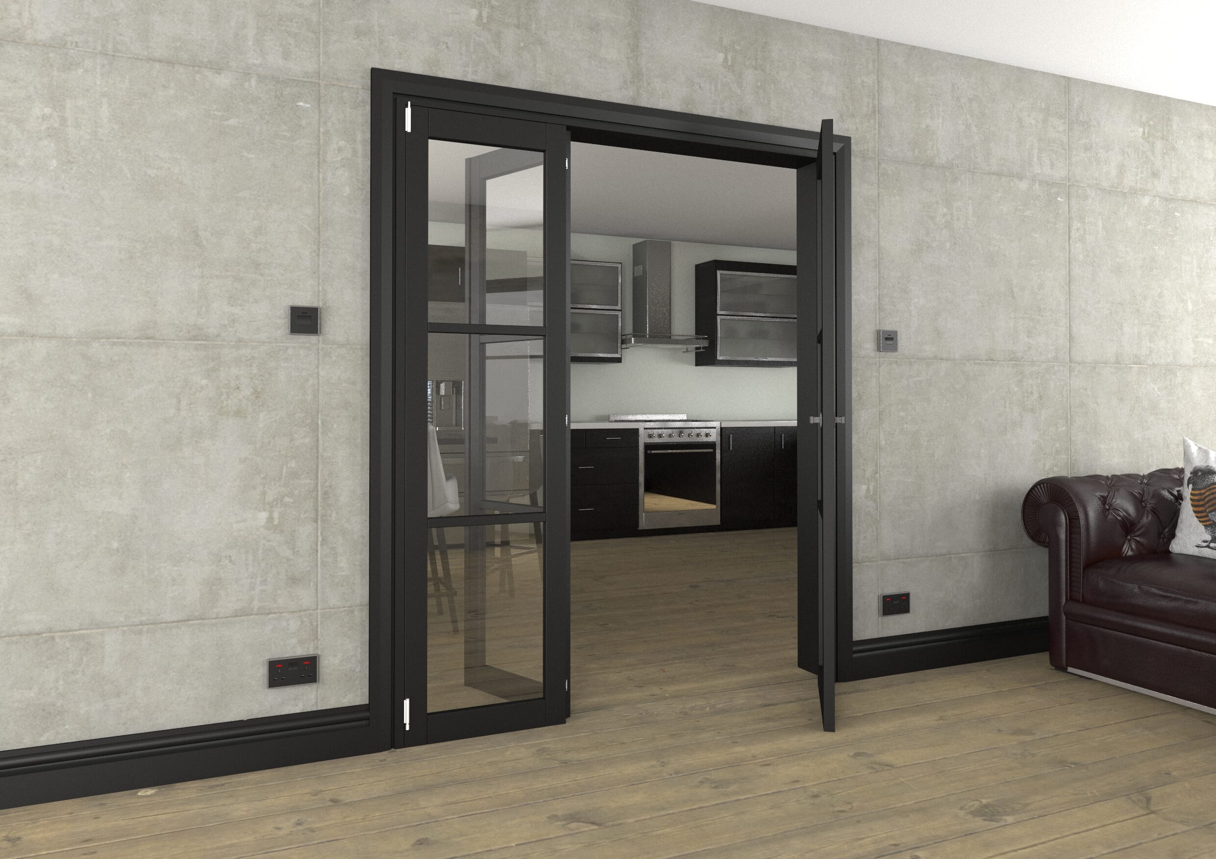 Internal French Folding Room Dividers