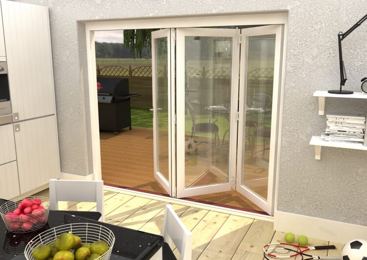CLIMADOOR Classic White Bi Fold Door 2400mm