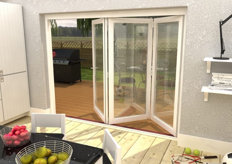 CLIMADOOR Classic White Bi Fold Door 2700mm