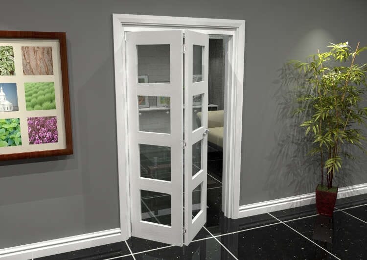 White 4L Roomfold Grande (2 + 0 x 573mm Doors)