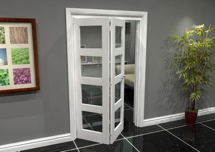 White 4L Roomfold Grande (2 + 0 x 610mm Doors)