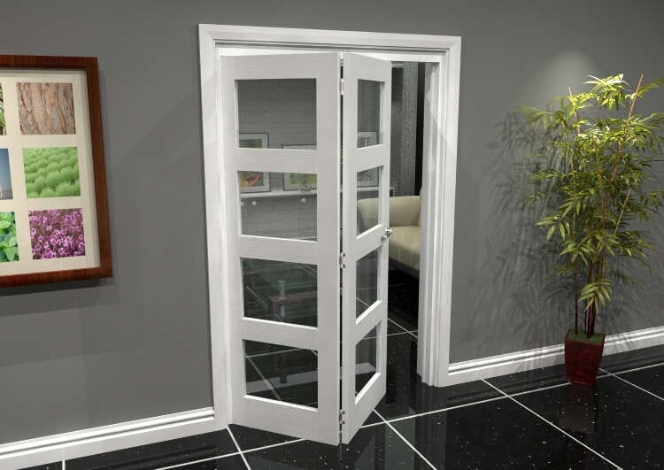 White 4L Roomfold Grande (2 + 0 x 686mm Doors)