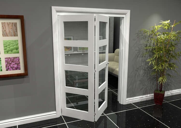 White 4L Roomfold Grande (2 + 0 x 762mm Doors)