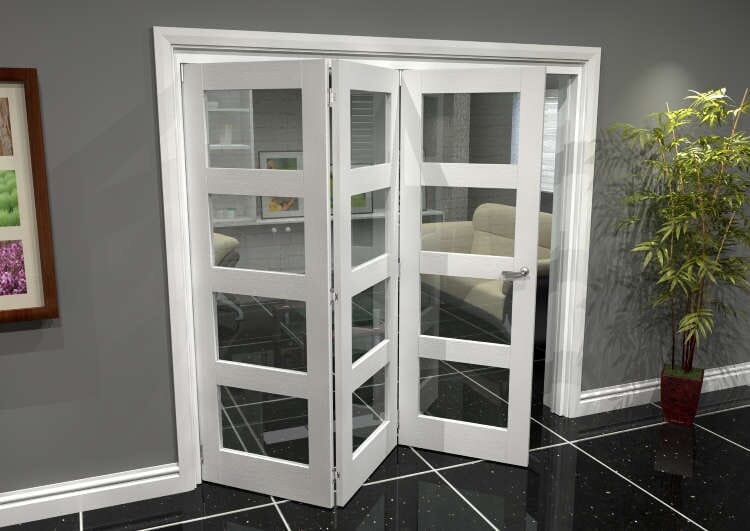 White 4L Roomfold Grande (3 + 0 x 686mm Doors)