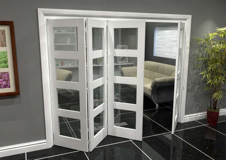 White 4L Roomfold Grande (3 + 1 x 610mm Doors)