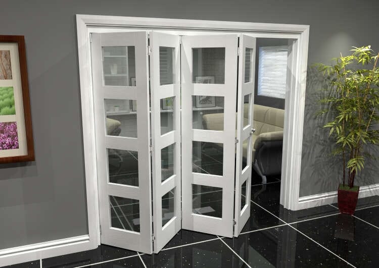 White 4L Roomfold Grande (4 + 0 x 533mm Doors)