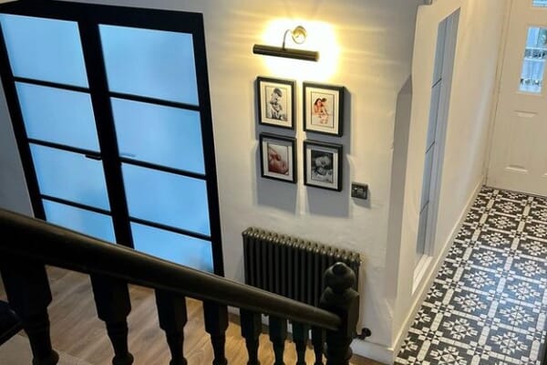 Black Internal French Doors for a Renovation Featured on Channel 4 TV