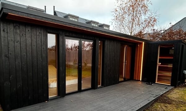 French Doors for a Garden Building in Saffron Walden
