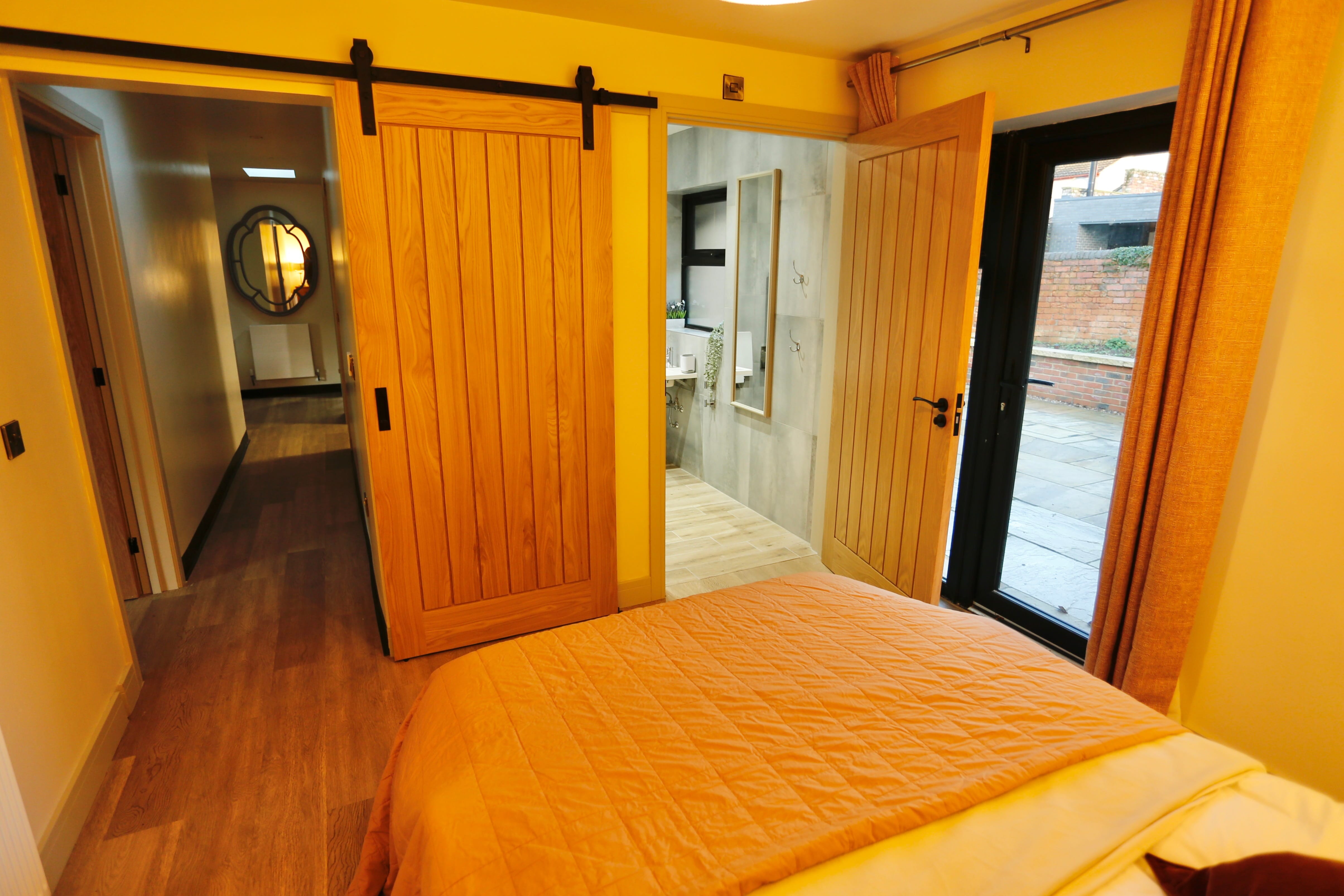 Oak Doors for an Accessible Holiday Let in Derbyshire