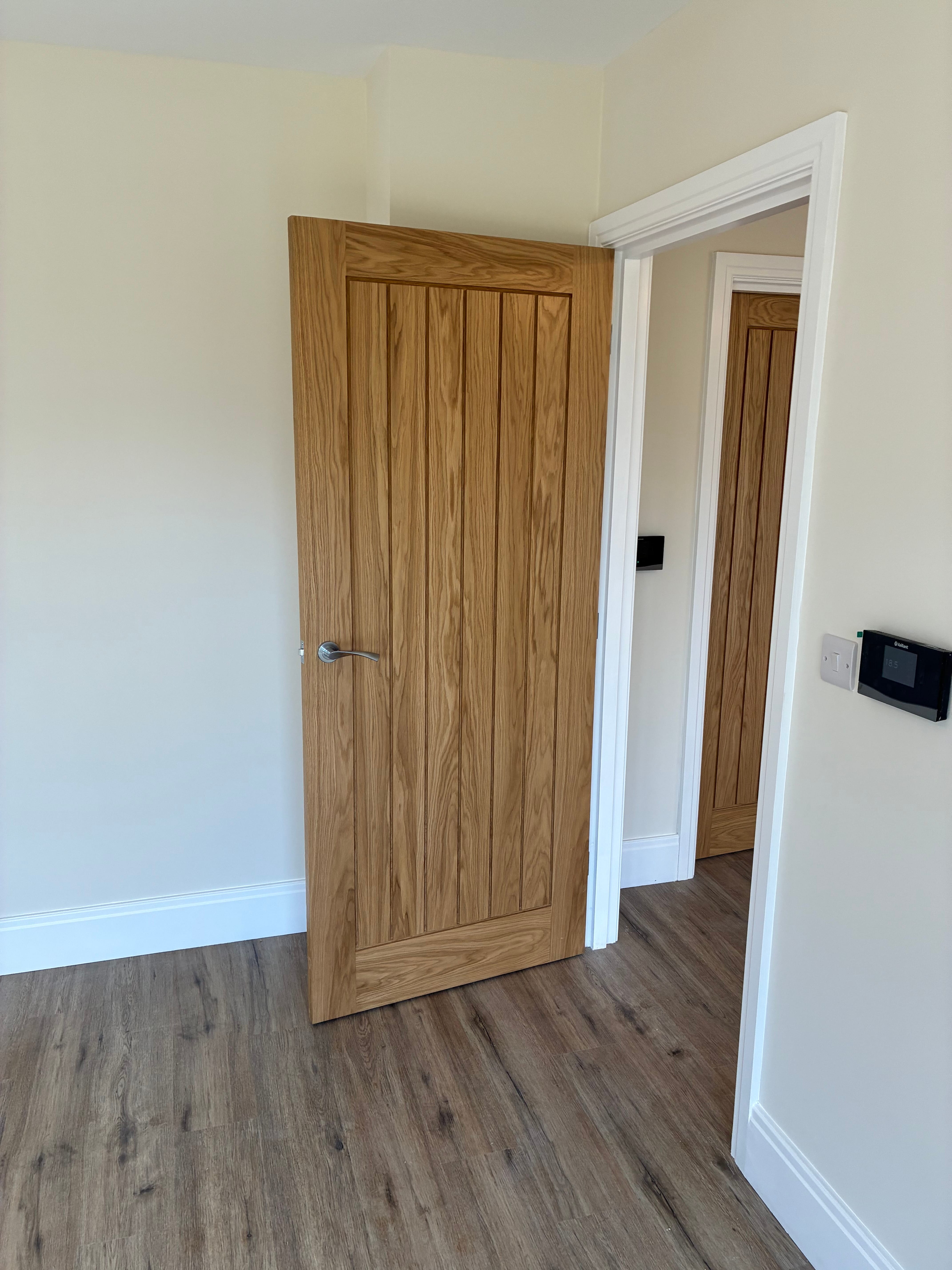 Prefinished Oak Doors for a Luxury Development in Harrogate