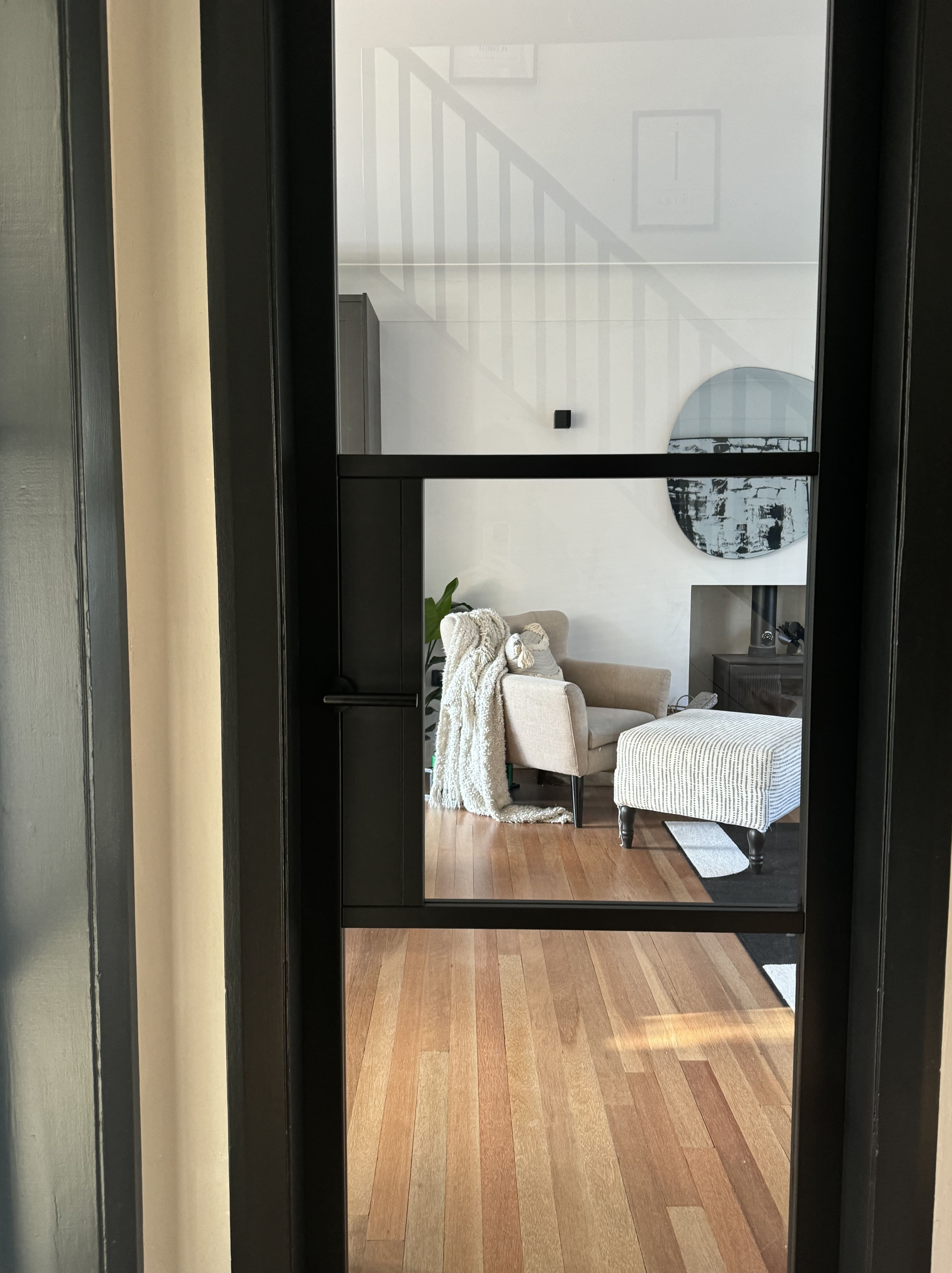 Stylish Black Doors for an Interior Designer