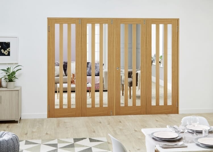 Glazed Internal Bifold Doors Interior Folding Glass Doors Climadoor