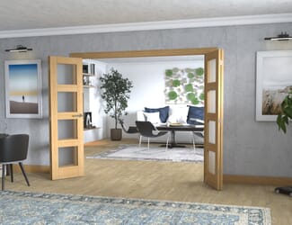 Oak 4L Frenchfold - Frosted Prefinished