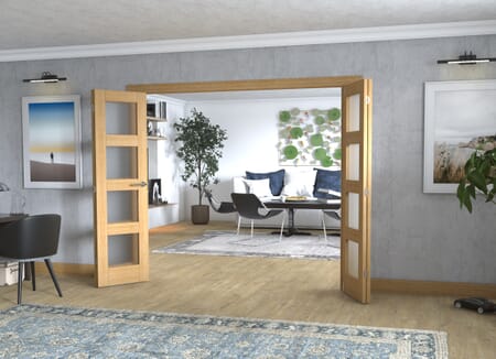 Oak 4L Frenchfold - Frosted Prefinished