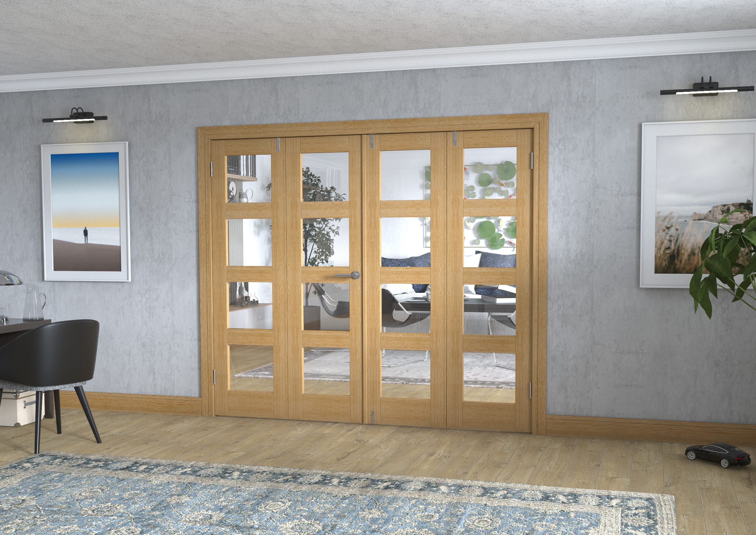 Oak 4L Frenchfold - Clear Prefinished