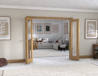 Oak P10 Frenchfold - Clear