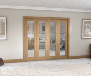 Oak P10 Frenchfold - Clear