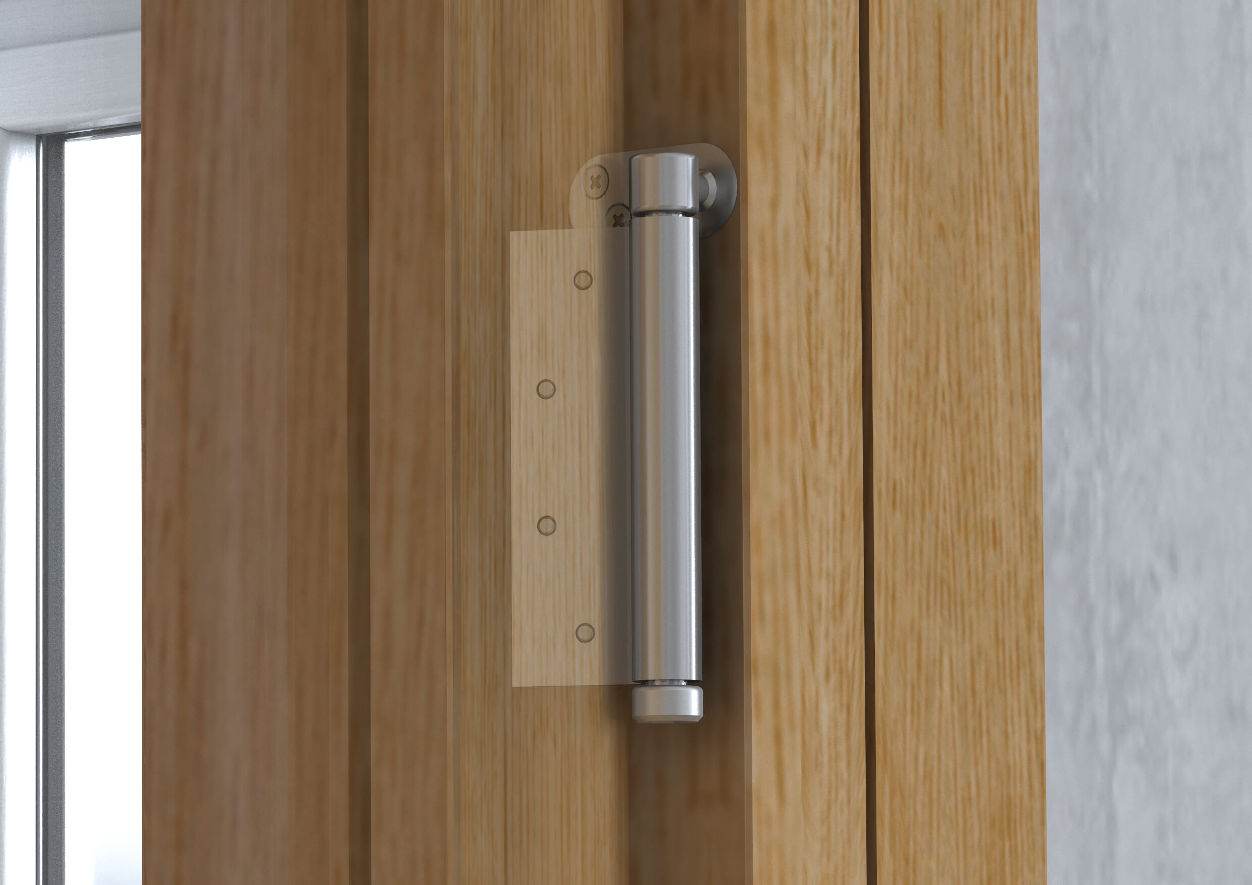 Oak 4L Frenchfold - Clear (3 x 573mm Doors)