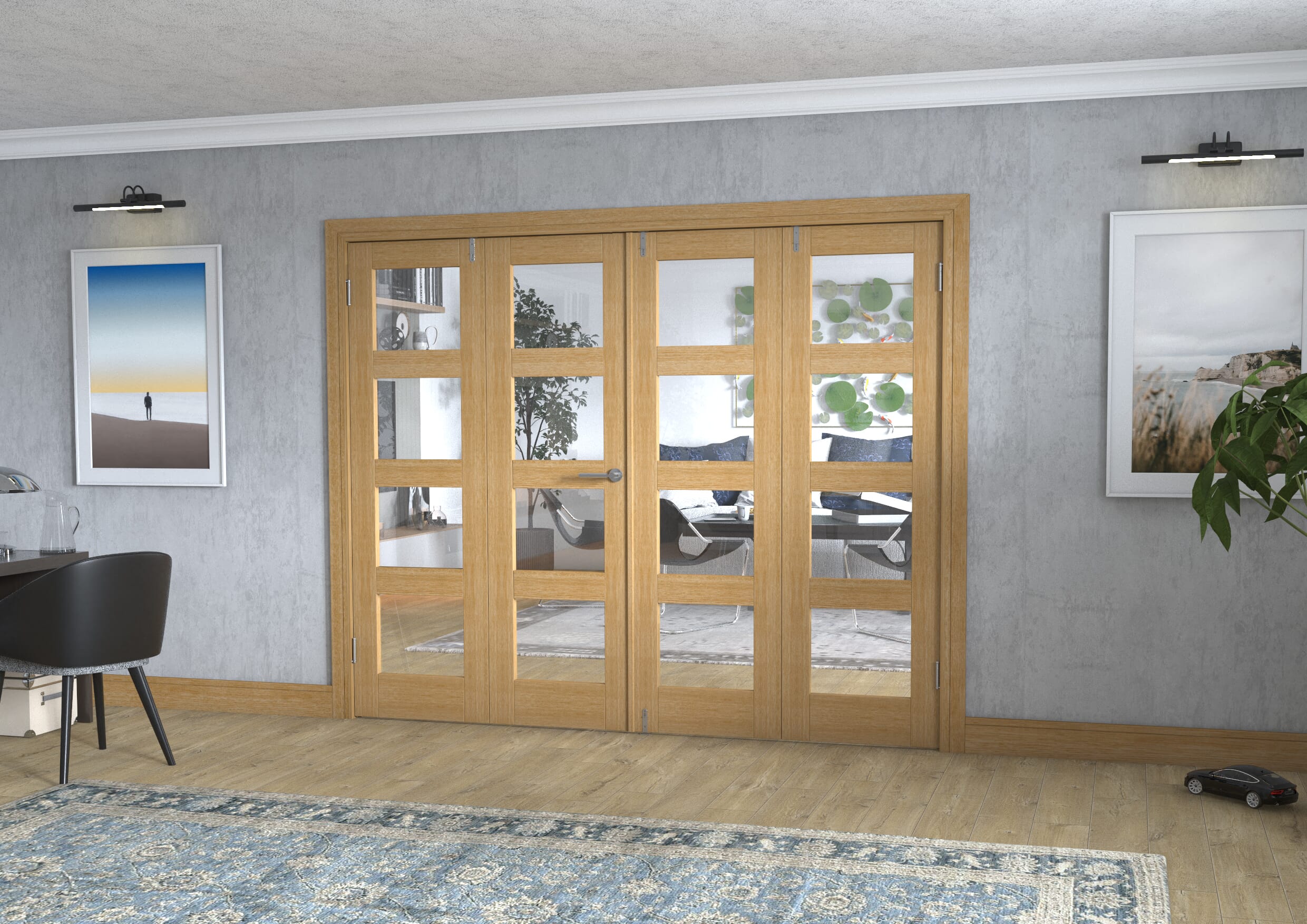 Oak 4L Frenchfold - Clear