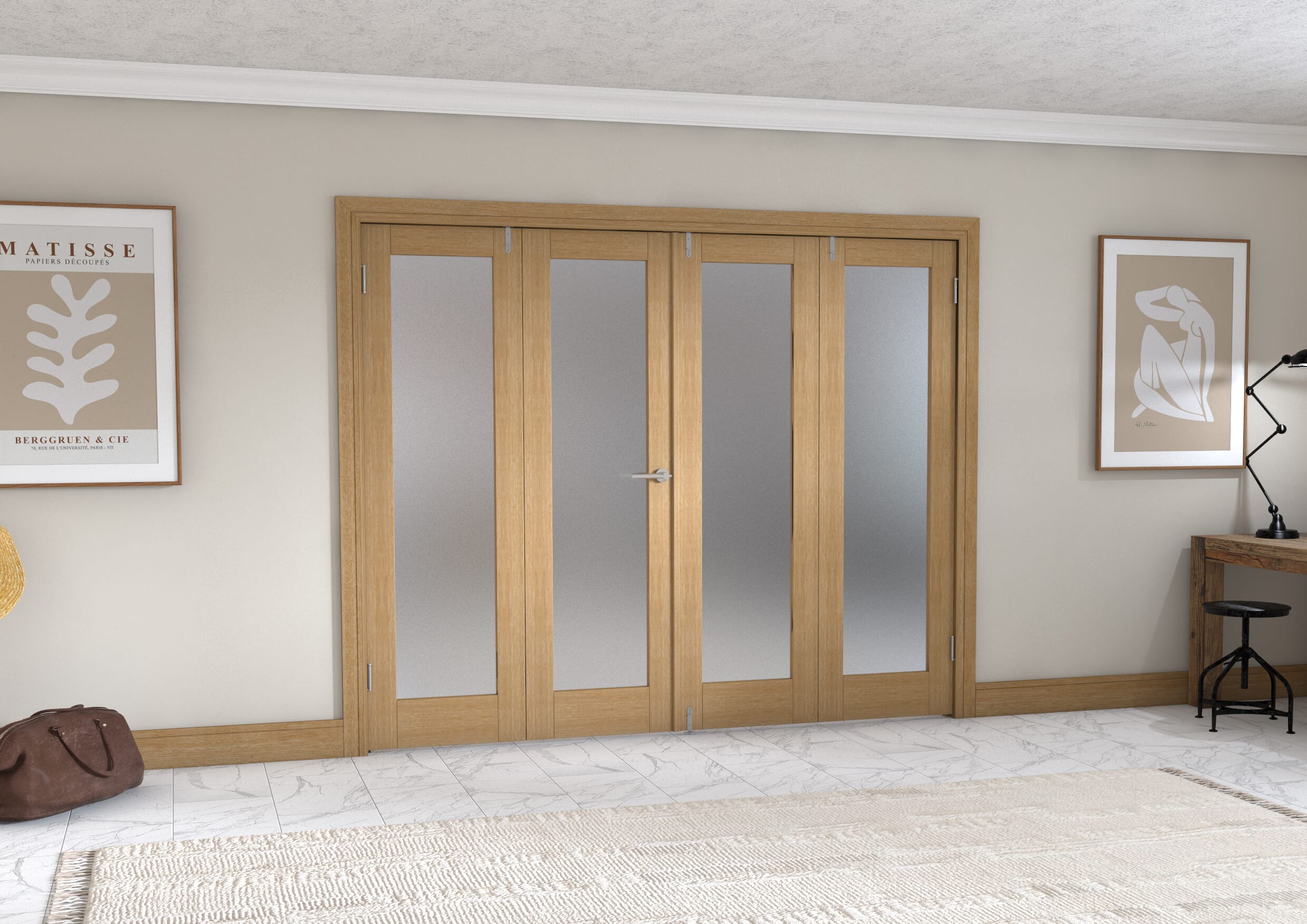 Oak P10 Frenchfold - Frosted
