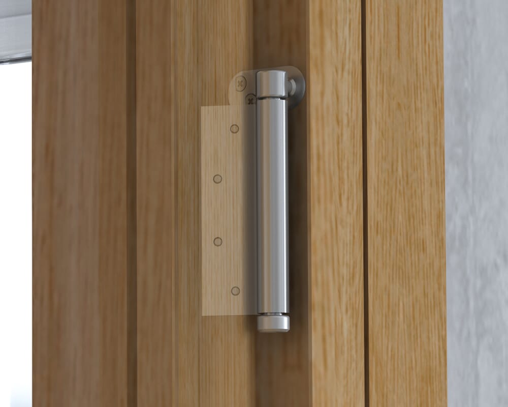 Oak 4L Frenchfold - Frosted (3 x 610mm Doors)
