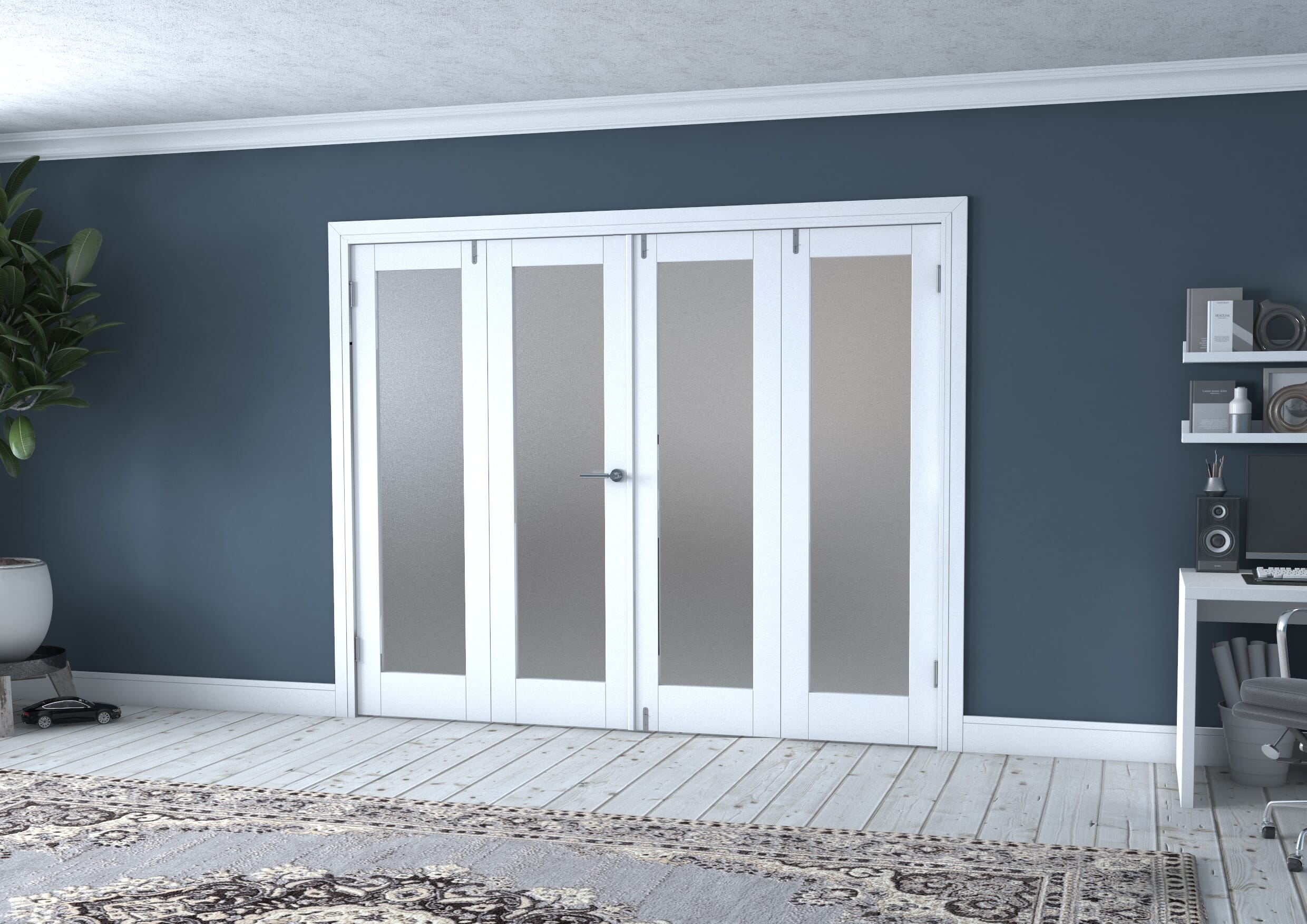 White P10 Frenchfold - Frosted