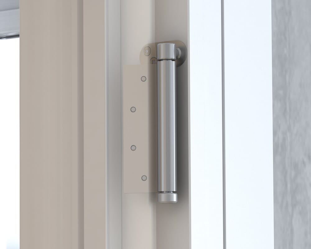 White 4L Frenchfold - Clear (4 x 533mm Doors)