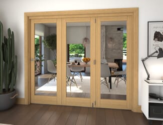 Oak P10 Roomfold Grande - Clear