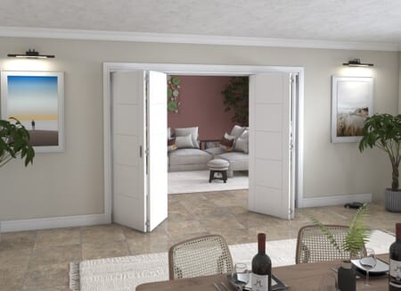White Iseo Roomfold Grande - Prefinished
