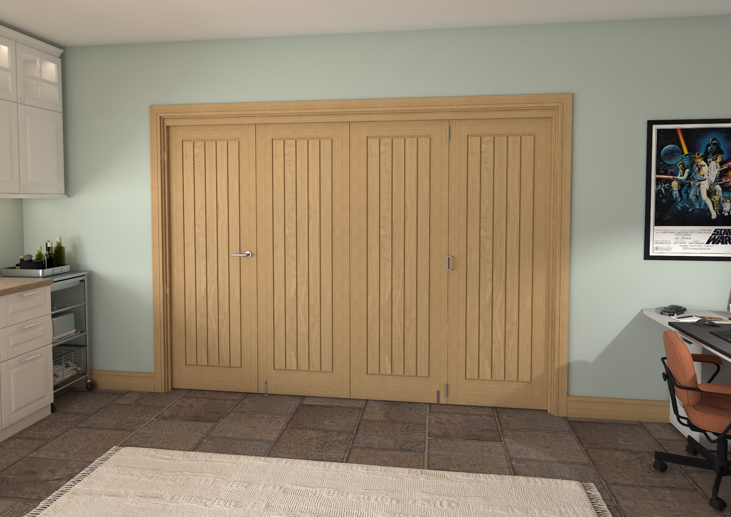 Oak Mexicano Roomfold Grande
