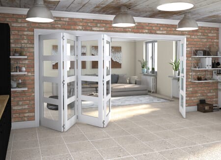 White 4L Roomfold Grande - Clear