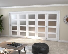 White 4L Roomfold Grande - Frosted